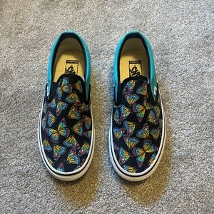 Custom Women’s Butterfly Vans, Size 9